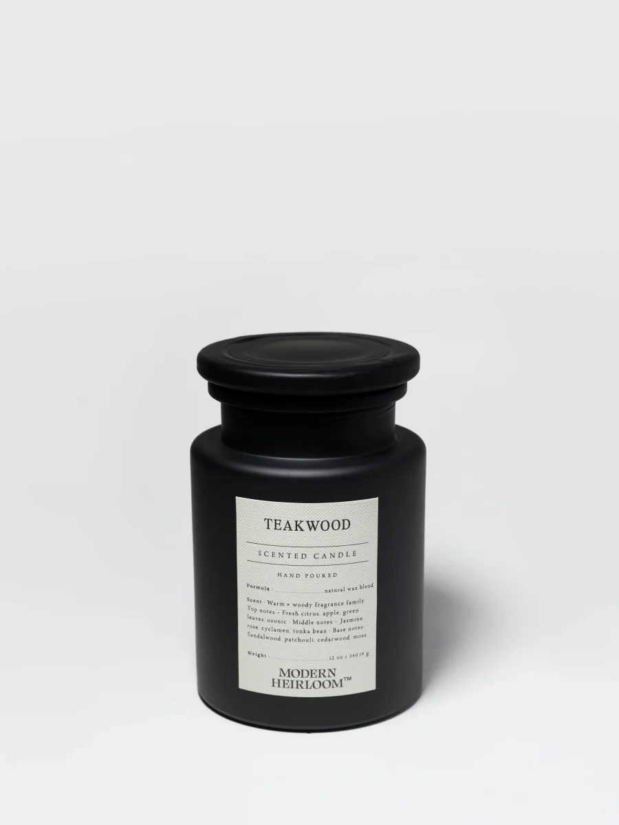 Teakwood Candle by Sand + Fog
