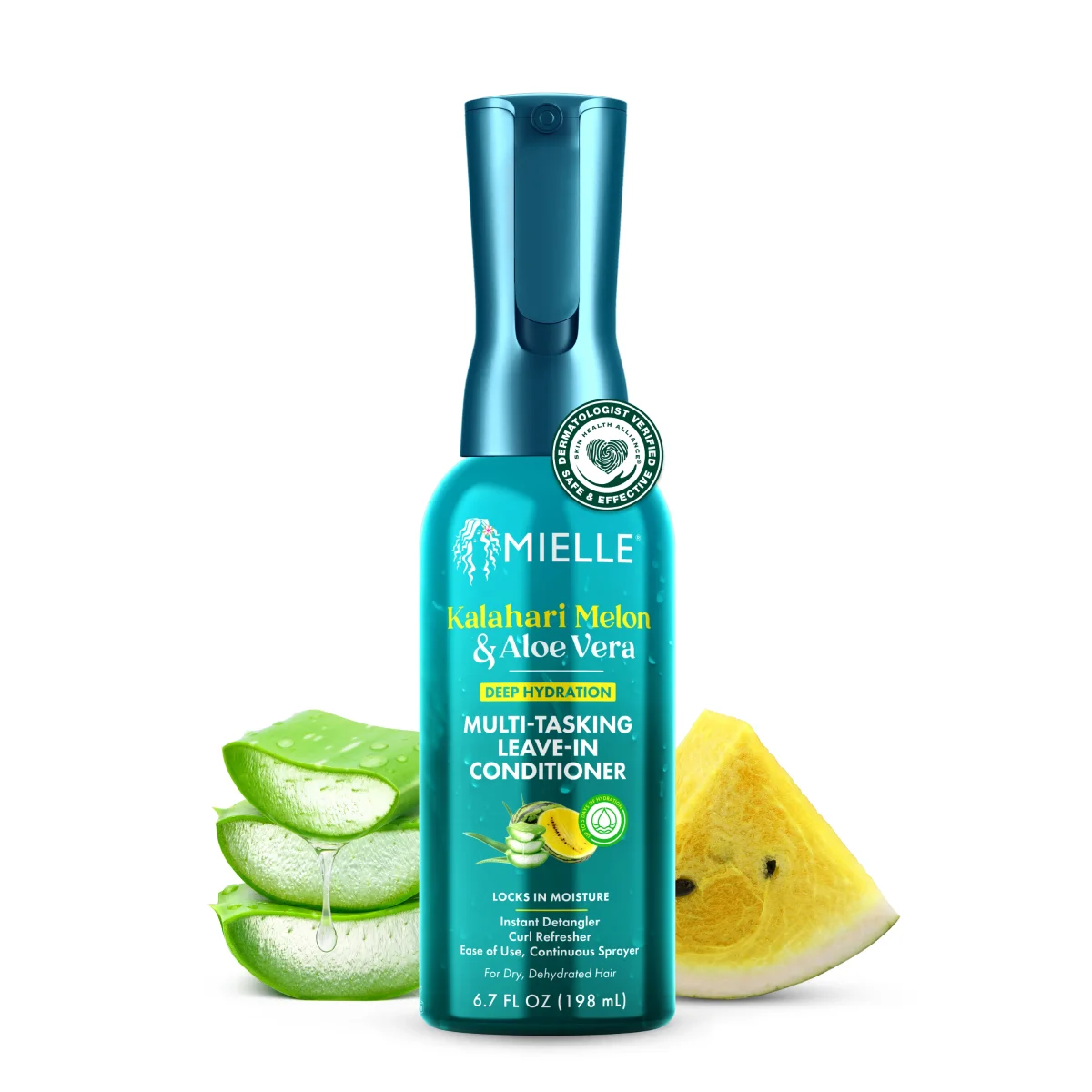 Kalahari Melon & Aloe Vera Deep Hydration Multi-Tasking Leave-In Conditioner by Mielle Organics