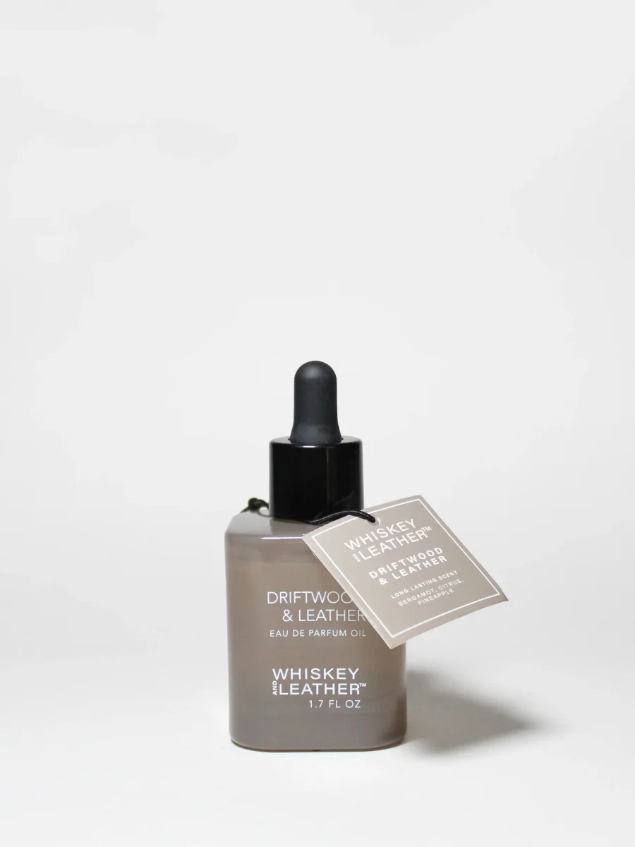 Driftwood & Leather Perfume Oil by Sand + Fog