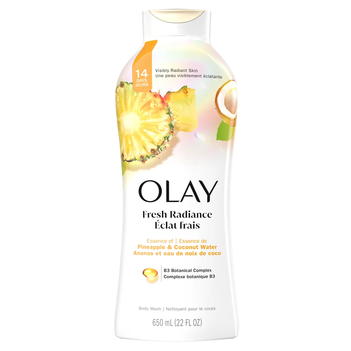 Pineapple and Coconut Water Fresh Outlast Body Wash by Olay