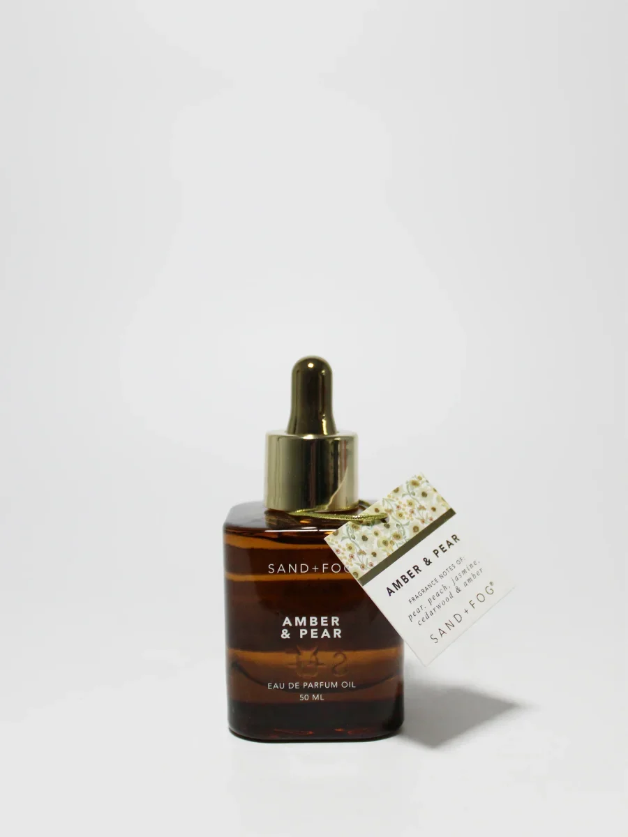 Amber & Pear Perfume Oil by Sand + Fog
