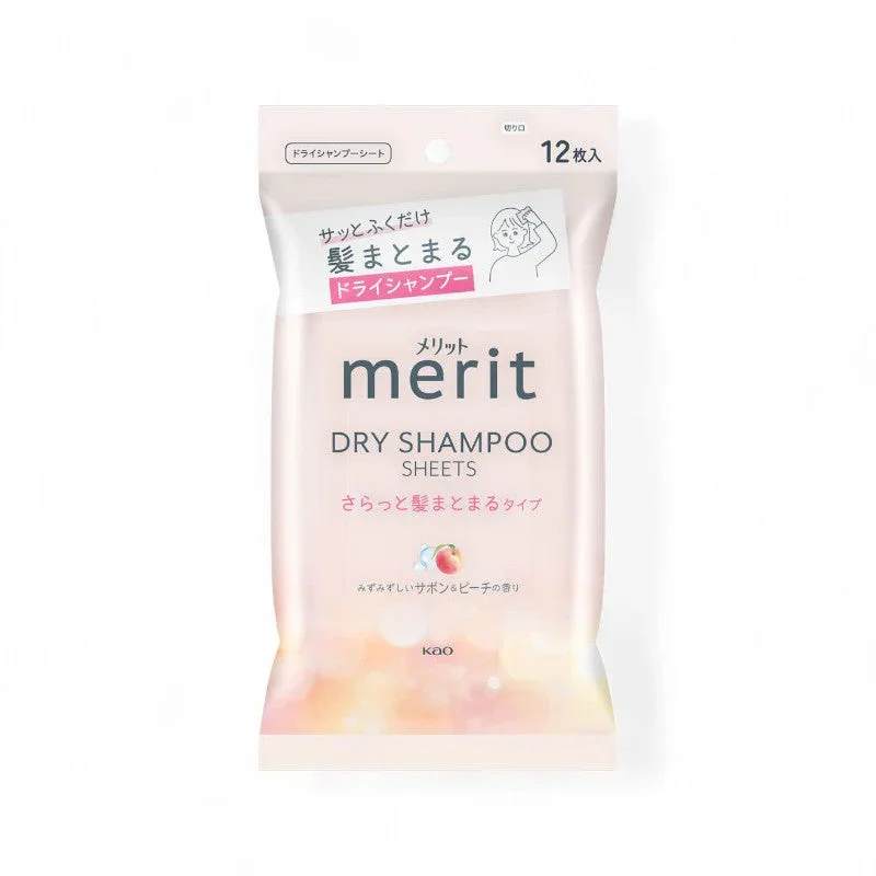 Soap & Peach Merit Dry Shampoo Sheets by Kao
