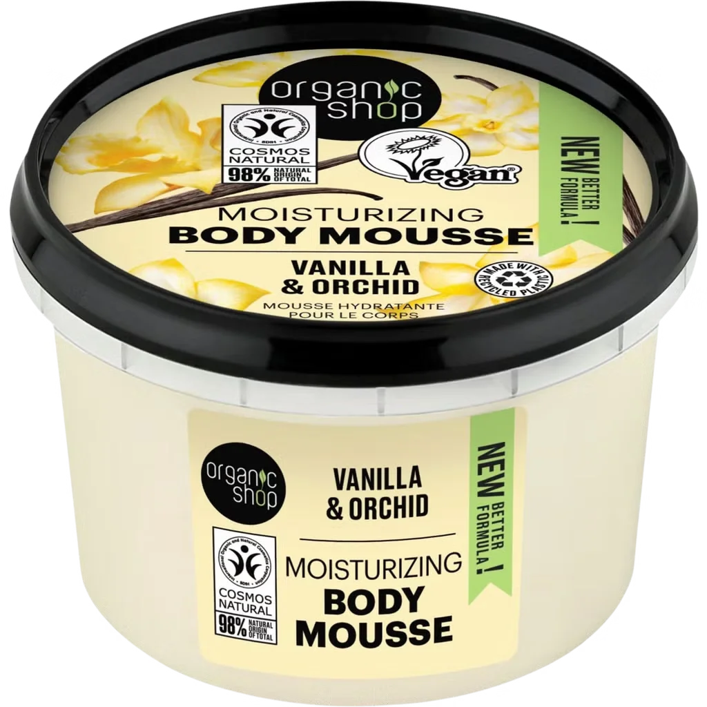 Vanilla & Orchid Moisturizing Body Mousse by Organic Shop