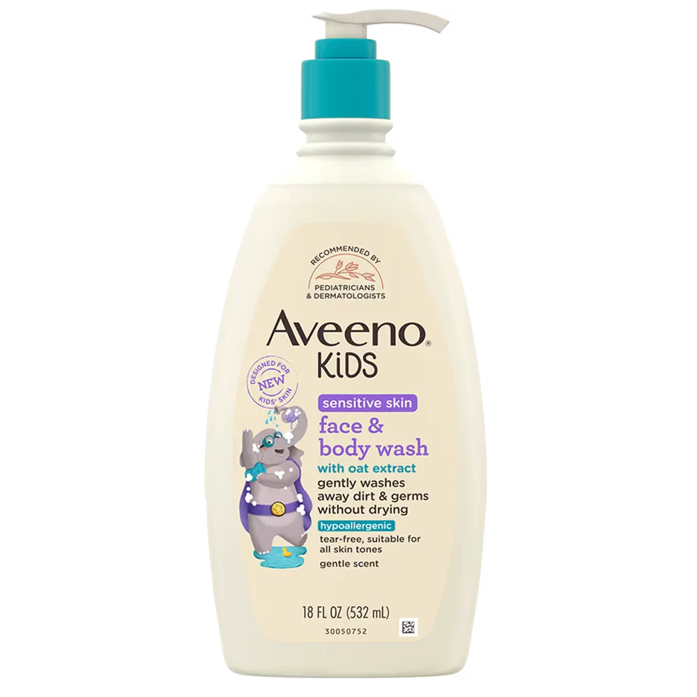 Kids Sensitive Skin Face & Body Wash by Aveeno