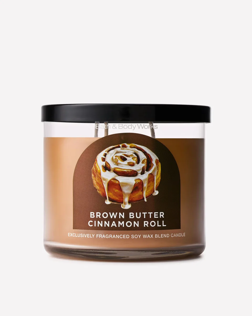 Brown Butter Cinnamon Roll Candle by Bath & Body Works