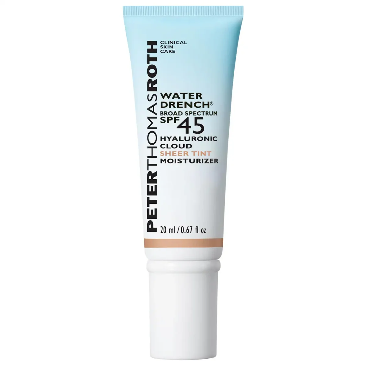 Water Drench Broad Spectrum SPF 45 Hyaluronic Sheer Tint Moisturizer by Peter Thomas Roth