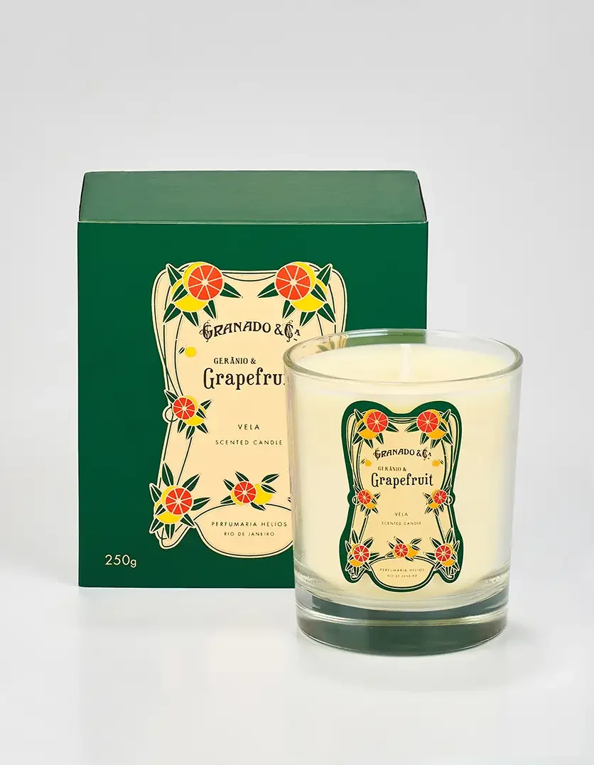 Gerânio & Grapefruit Scented Candle by Granado