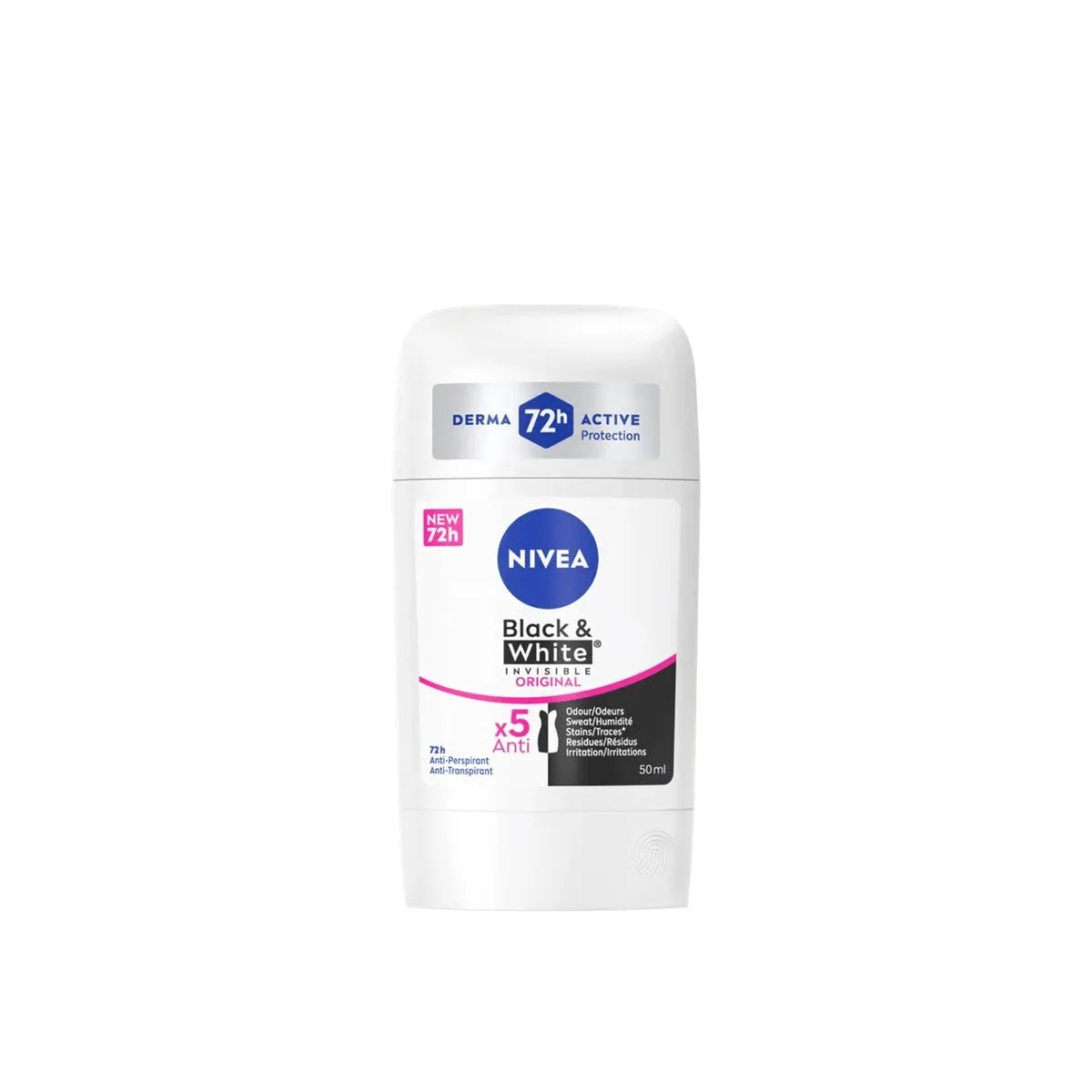 Black & White Invisible Original Antiperspirant Stick by NIVEA