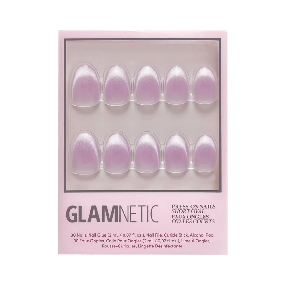 Fairy Dust Short Oval Press-On Nails by Glamnetic
