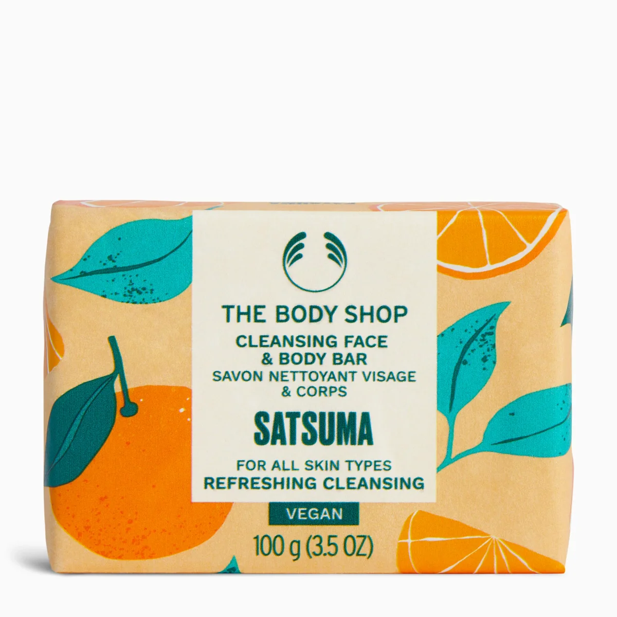 Satsuma Cleansing Face & Body Bar by The Body Shop