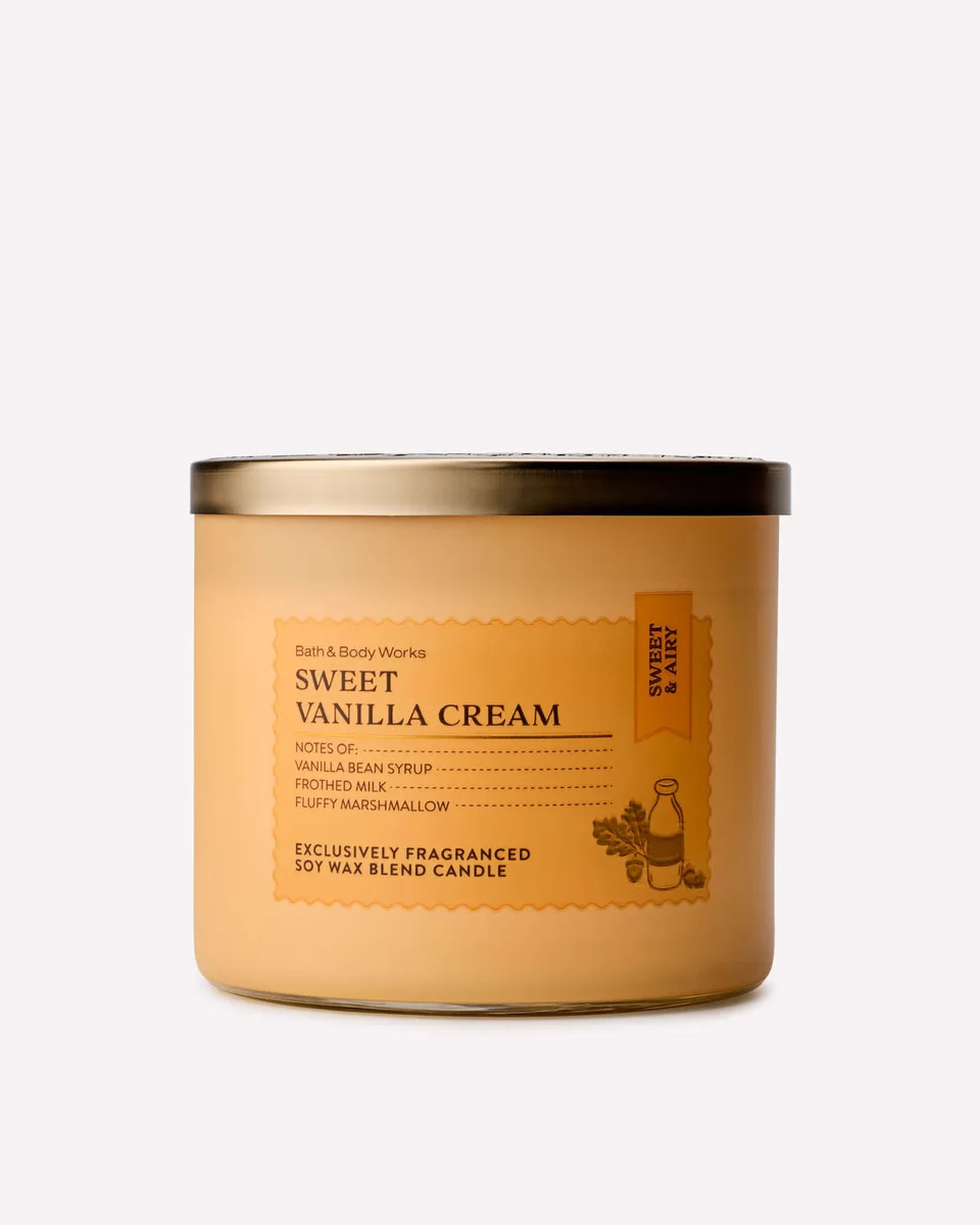 Sweet Vanilla Cream Candle by Bath & Body Works