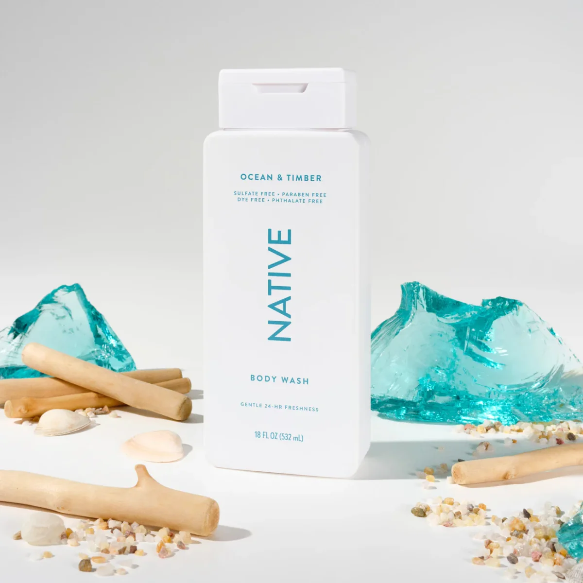 Ocean & Timber Body Wash by Native