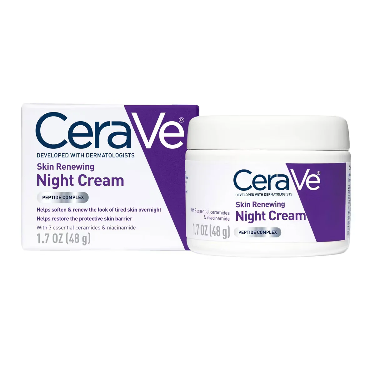 Skin Renewing Night Cream Face Moisturizer by CeraVe