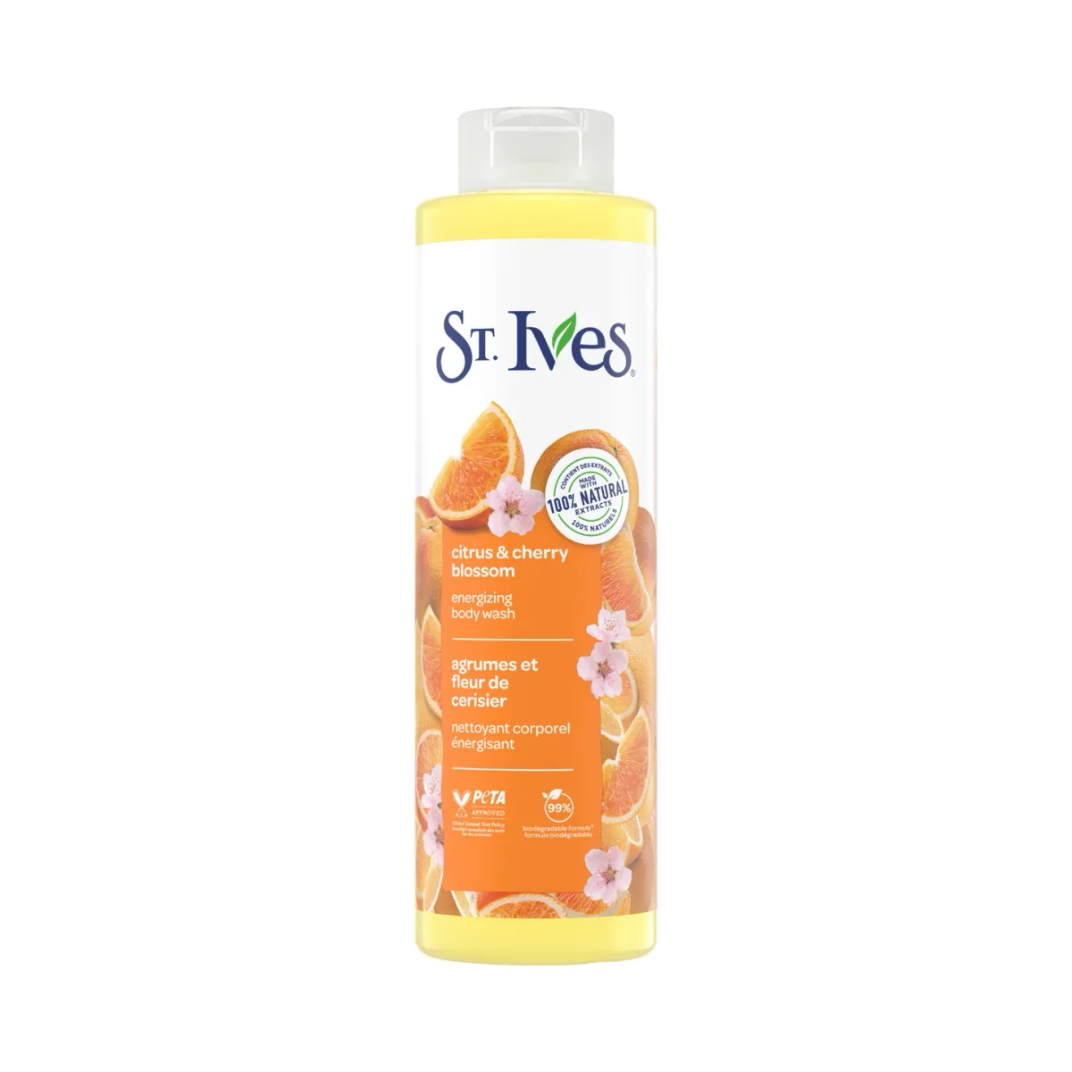 Citrus & Cherry Blossom Energizing Body Wash by St. Ives
