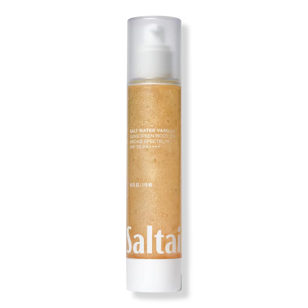 Salt Water Vanilla Sunscreen Body Oil SPF 50 by Saltair