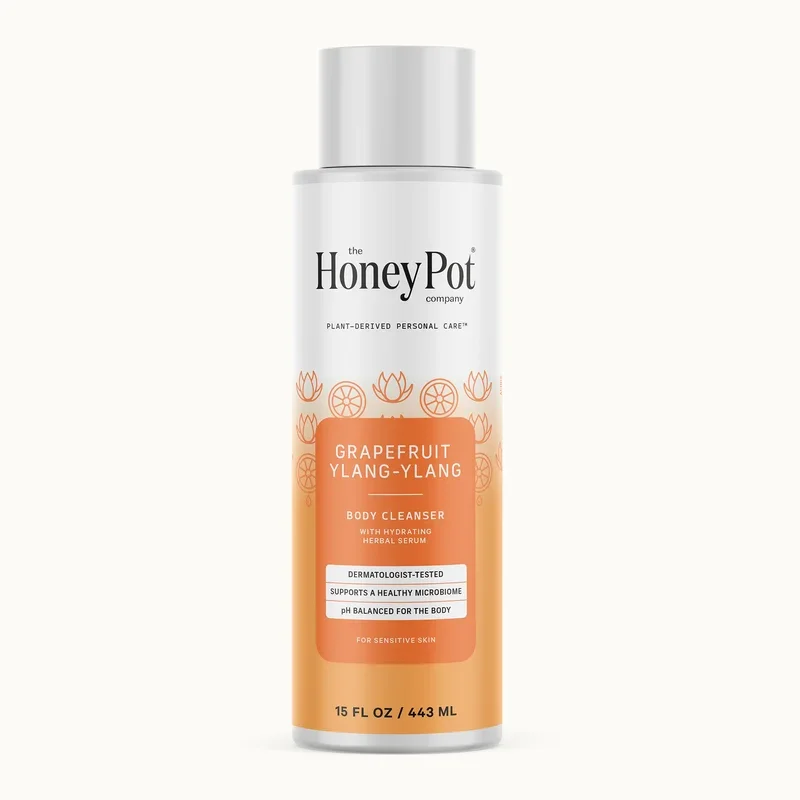 Grapefruit Ylang Ylang Hydrating Body Cleanser by The Honey Pot