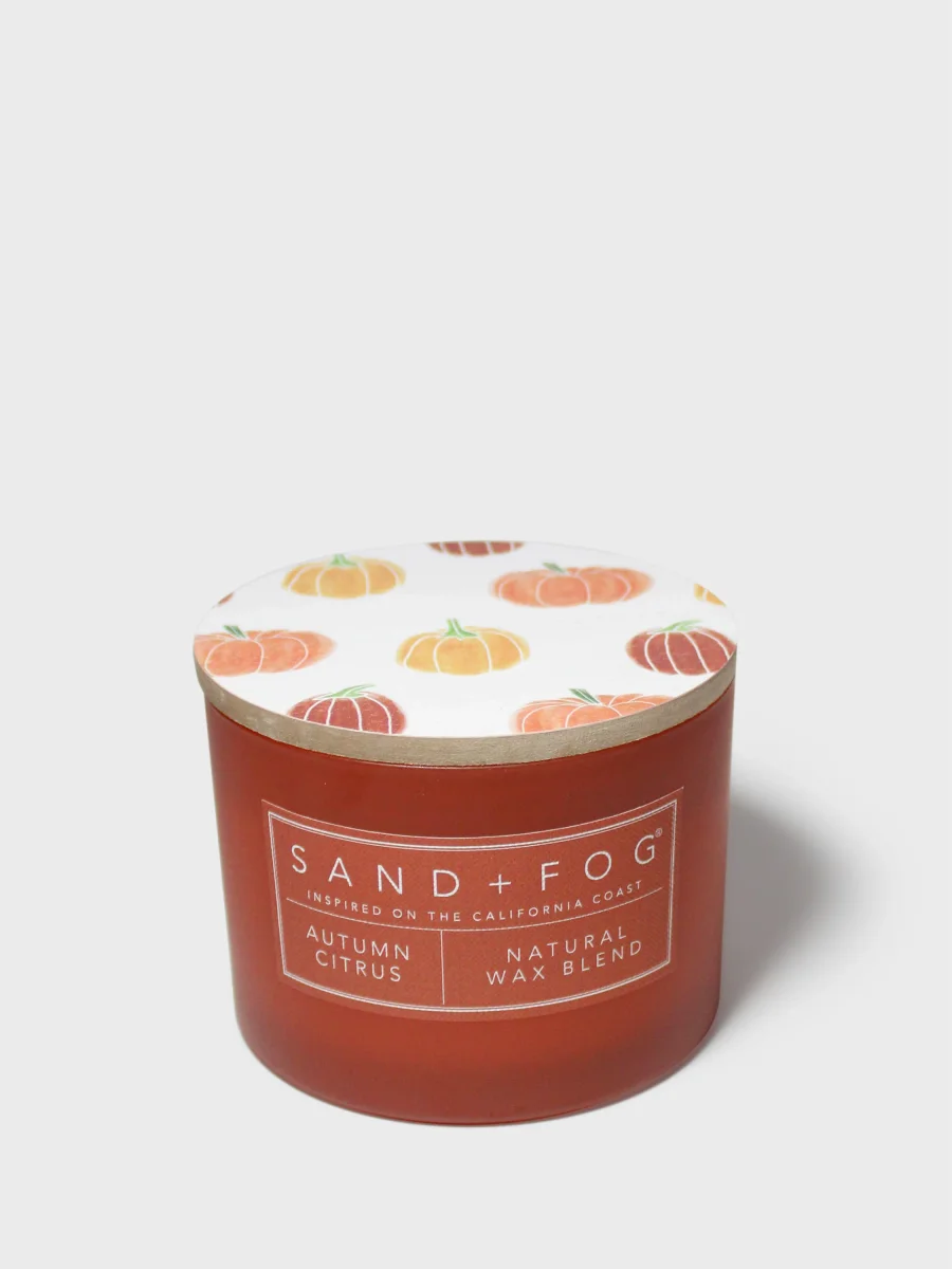 Autumn Citrus Candle by Sand + Fog