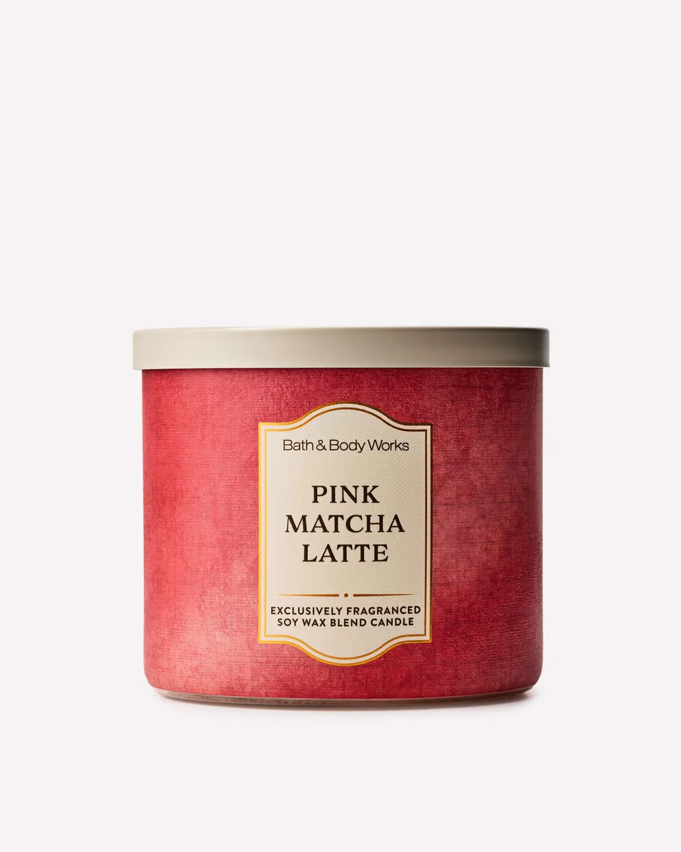 Pink Matcha Latte Candle by Bath & Body Works