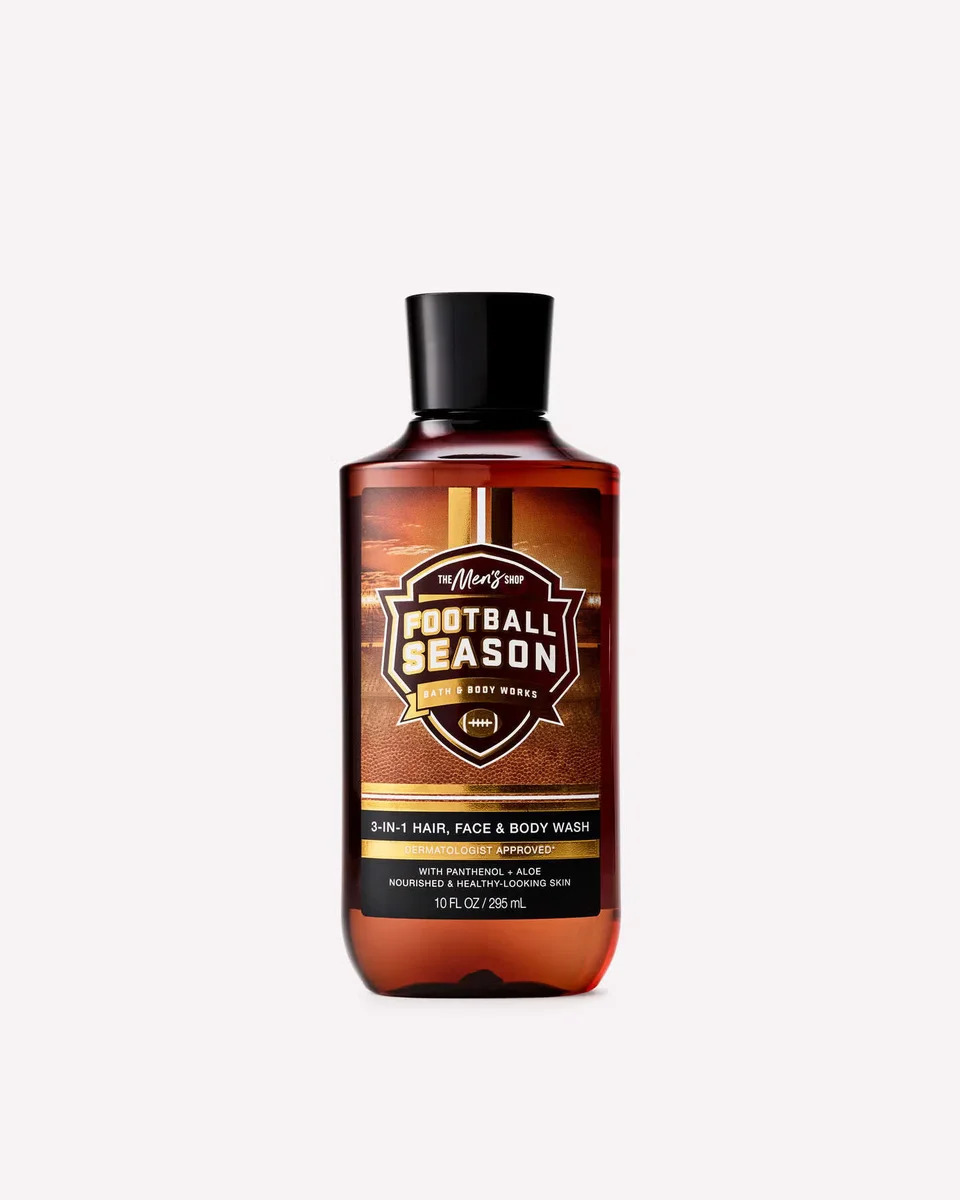 Football Season 3-in-1 Hair, Face & Body Wash by Bath & Body Works