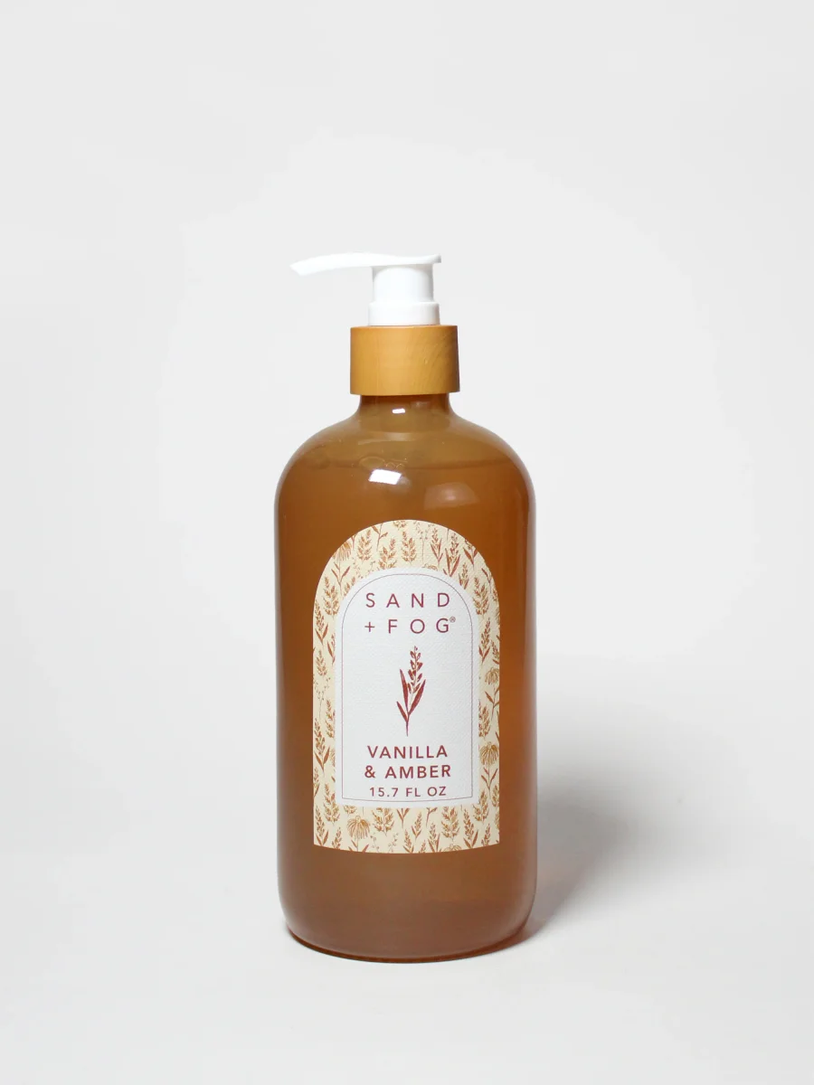 Vanilla & Amber Liquid Hand Soap by Sand + Fog