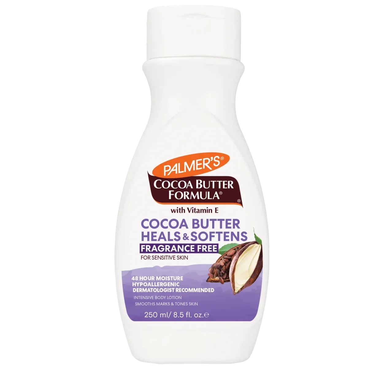Heals & Softens Cocoa Butter Fragrance Free Body Lotion by Palmer's