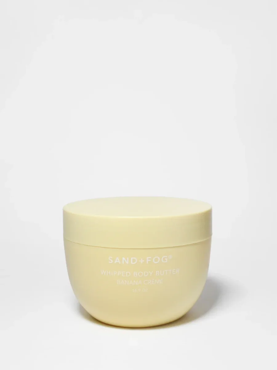 Banana Crème Whipped Body Butter by Sand + Fog
