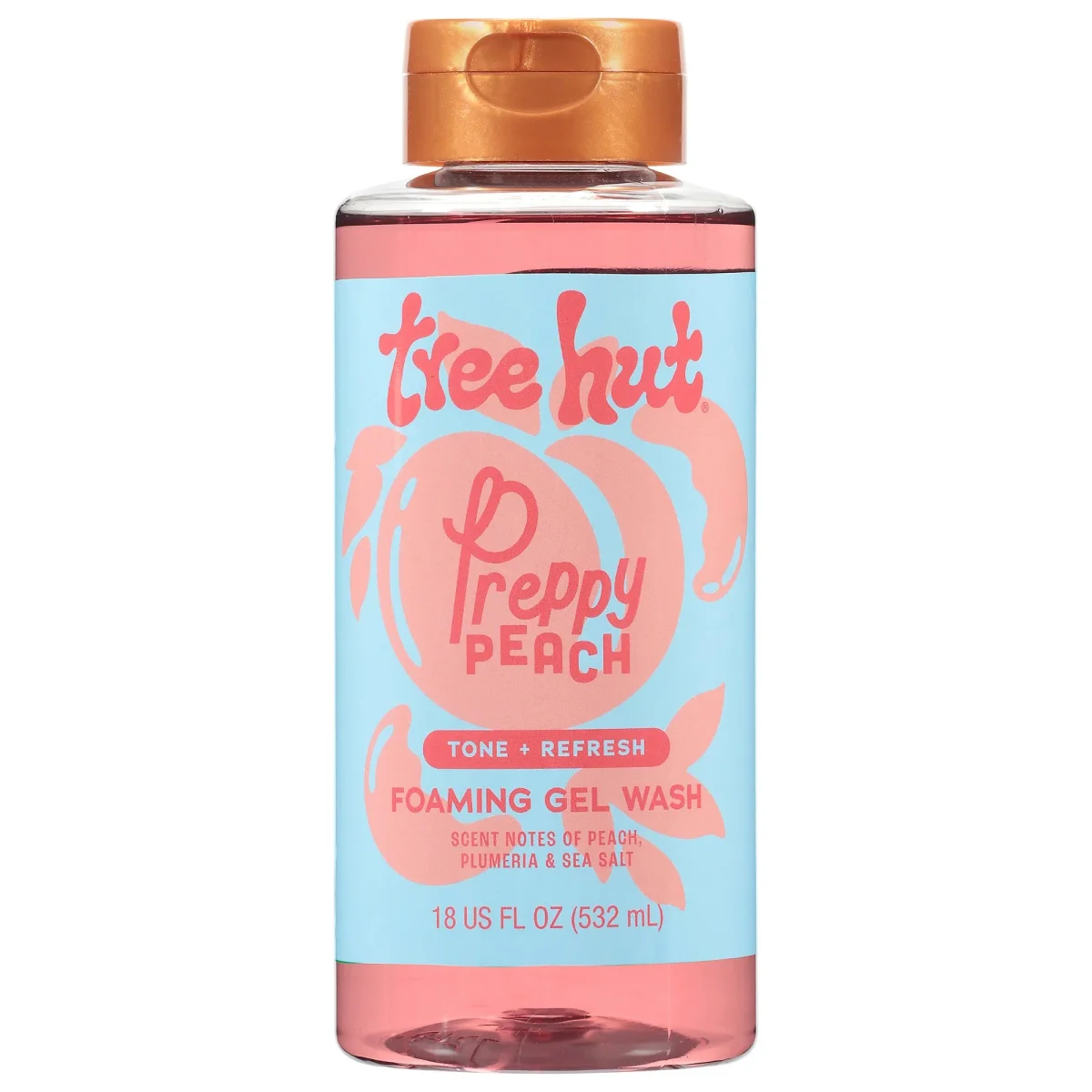 Preppy Peach Foaming Gel Wash by Tree Hut