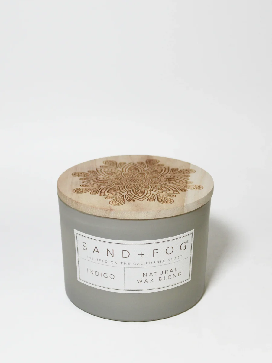 Indigo Candle by Sand + Fog