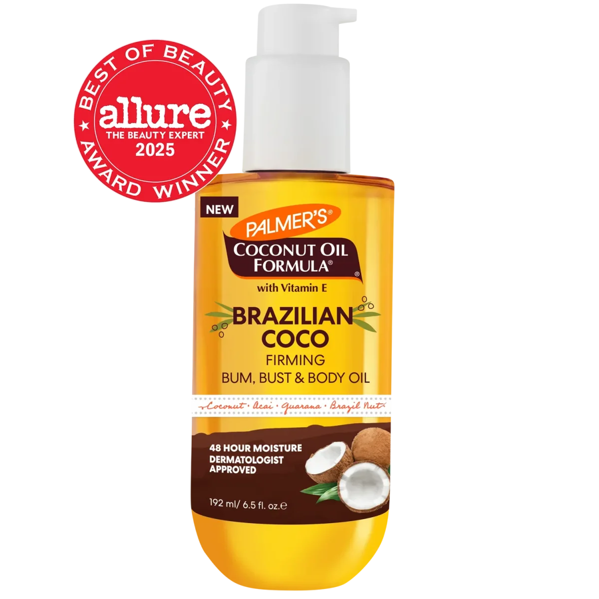 Brazilian Coco Firming Bum, Bust & Body Oil by Palmer's
