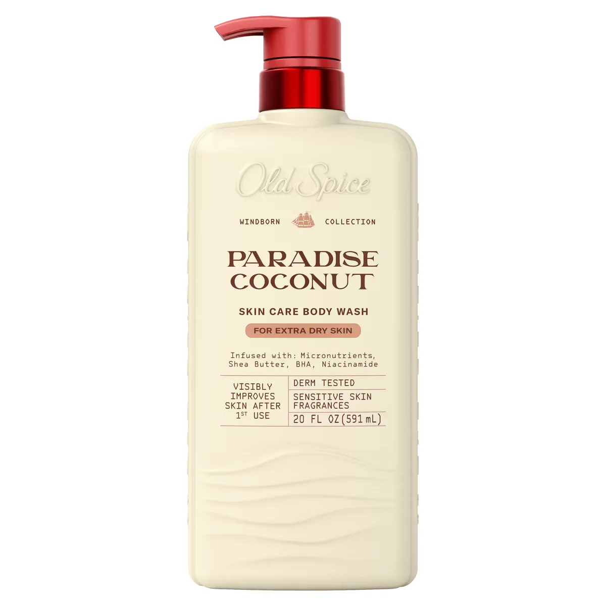 Paradise Coconut Skin Care Body Wash by Old Spice
