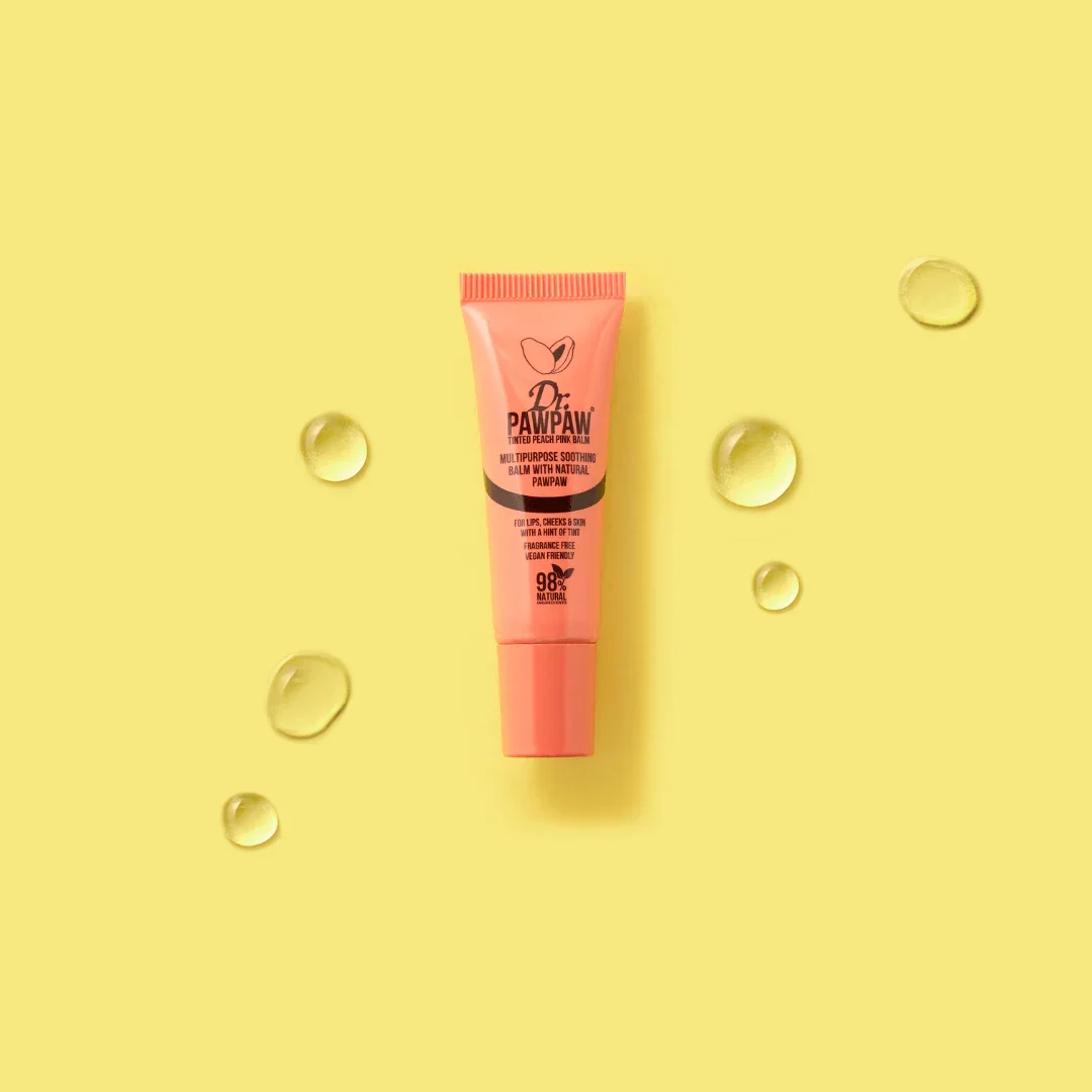 Tinted Peach Pink Lip Balm by Dr.PAWPAW