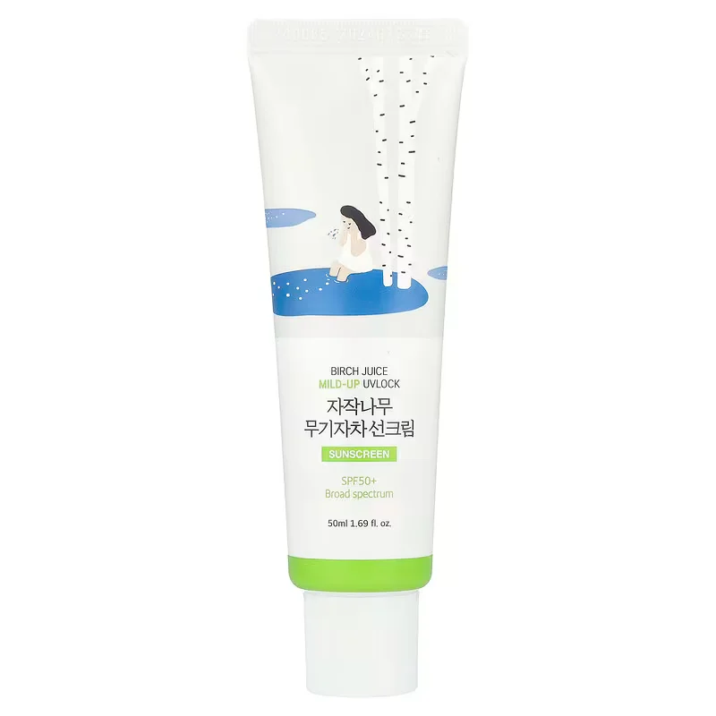 Birch Juice Mild-Up UVLock Sunscreen SPF 50+ by Round Lab