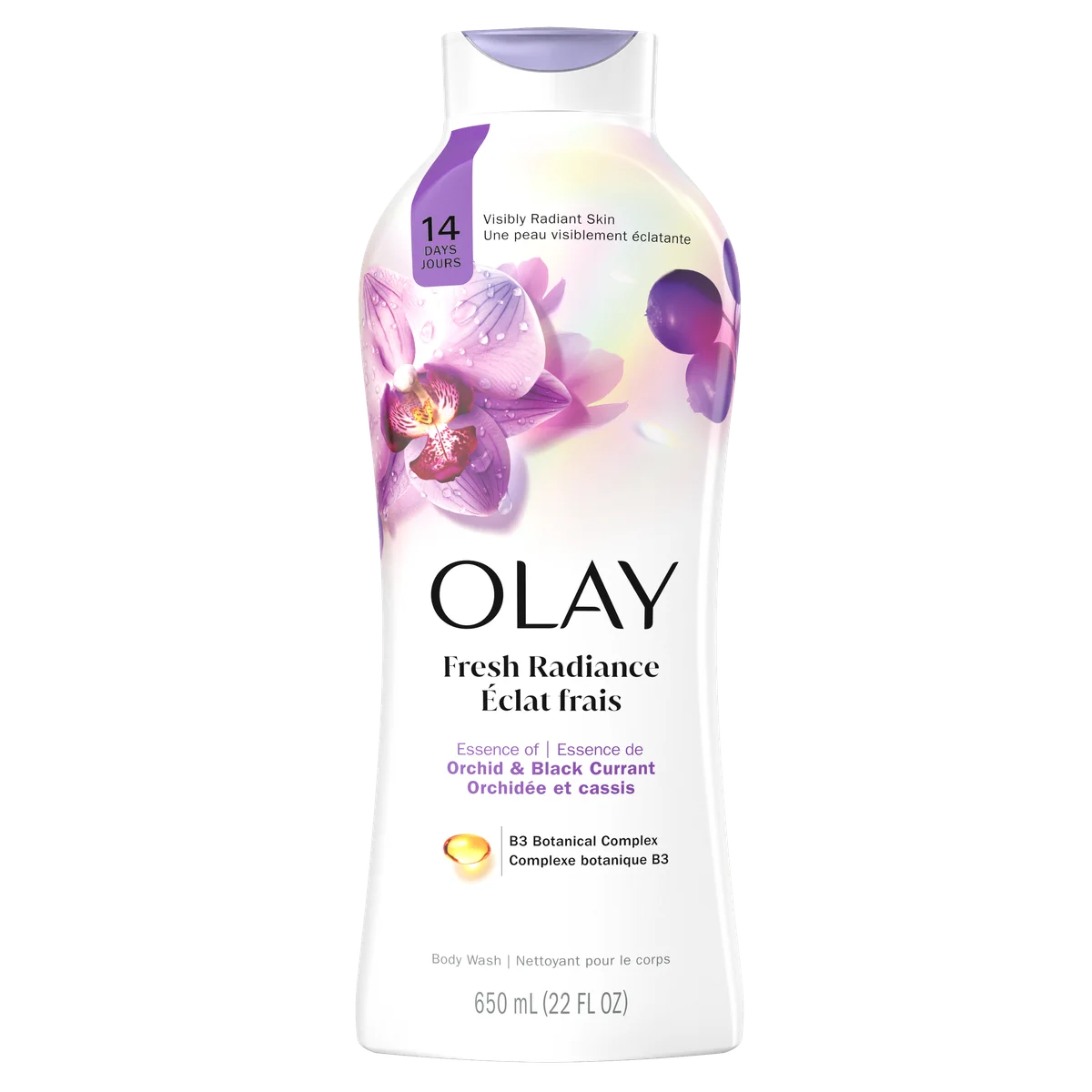 Fresh Radiance Body Wash with Essence of Orchid + Black Currant by Olay