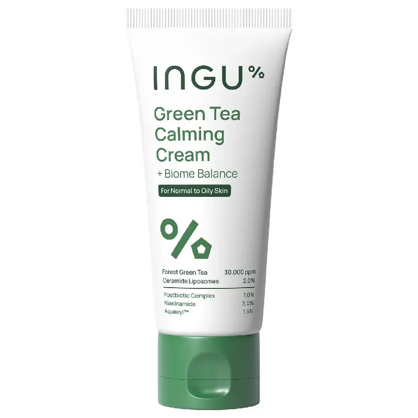 Green Tea Calming Cream + Biome Balance by INGU