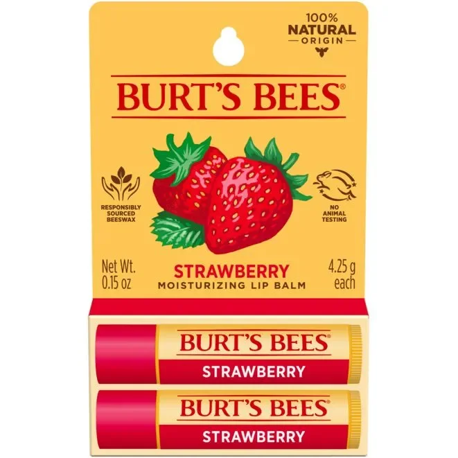 Strawberry Lip Balm by Burt's Bees