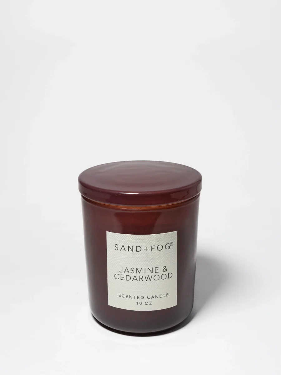 Jasmine & Cedarwood Candle by Sand + Fog
