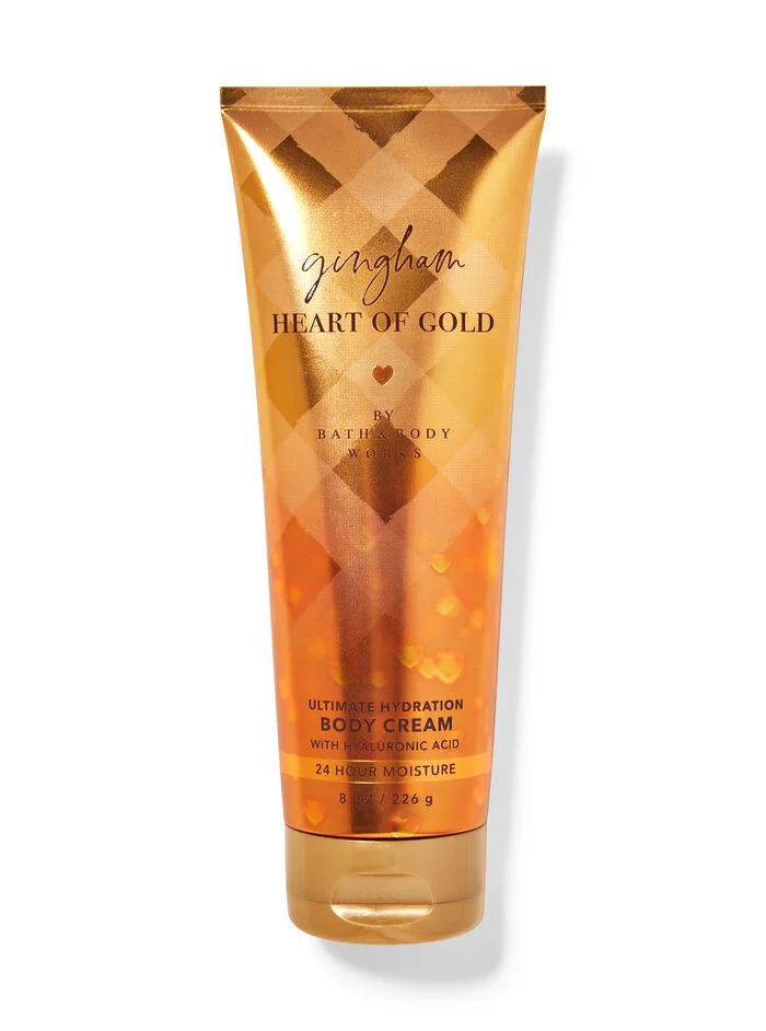 Gingham Heart of Gold Ultimate Hydration Body Cream by Bath & Body Works