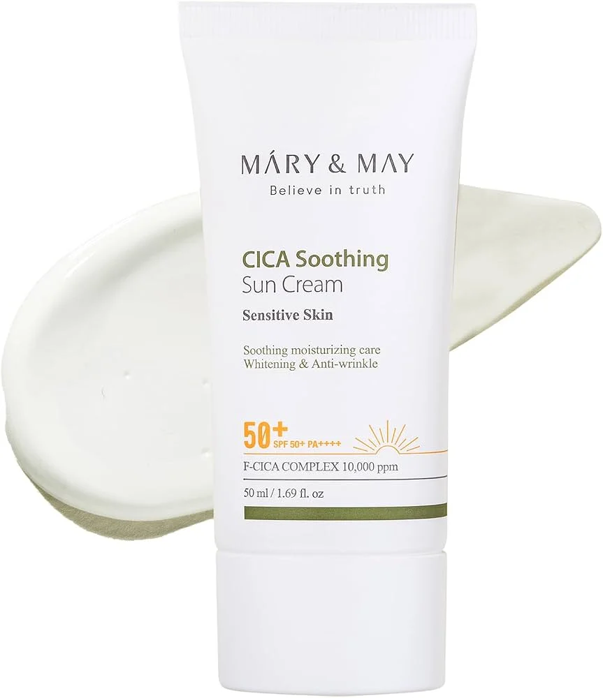 Cica Smoothing Sun Cream SPF 50+ by Mary & May