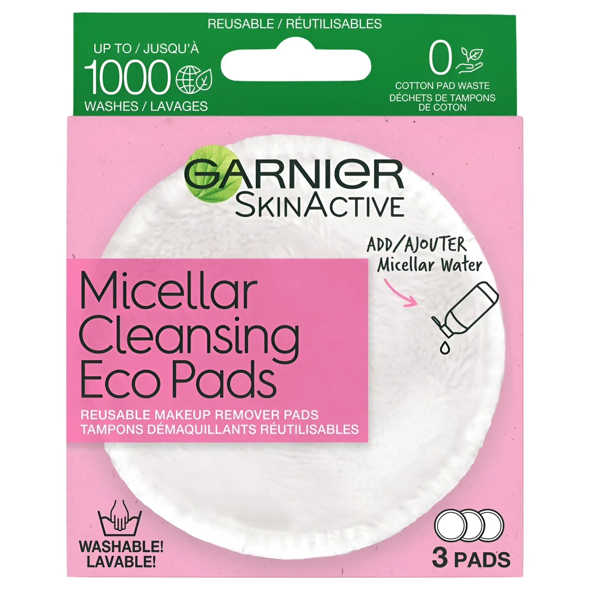SkinActive Micellar Cleansing Eco Pads by Garnier