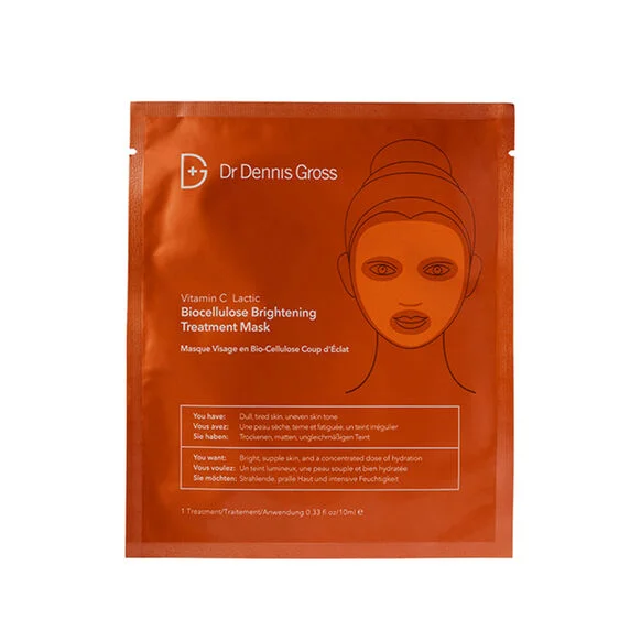 Vitamin C + Lactic Biocellulose Brightening Treatment Mask by Dr. Dennis Gross