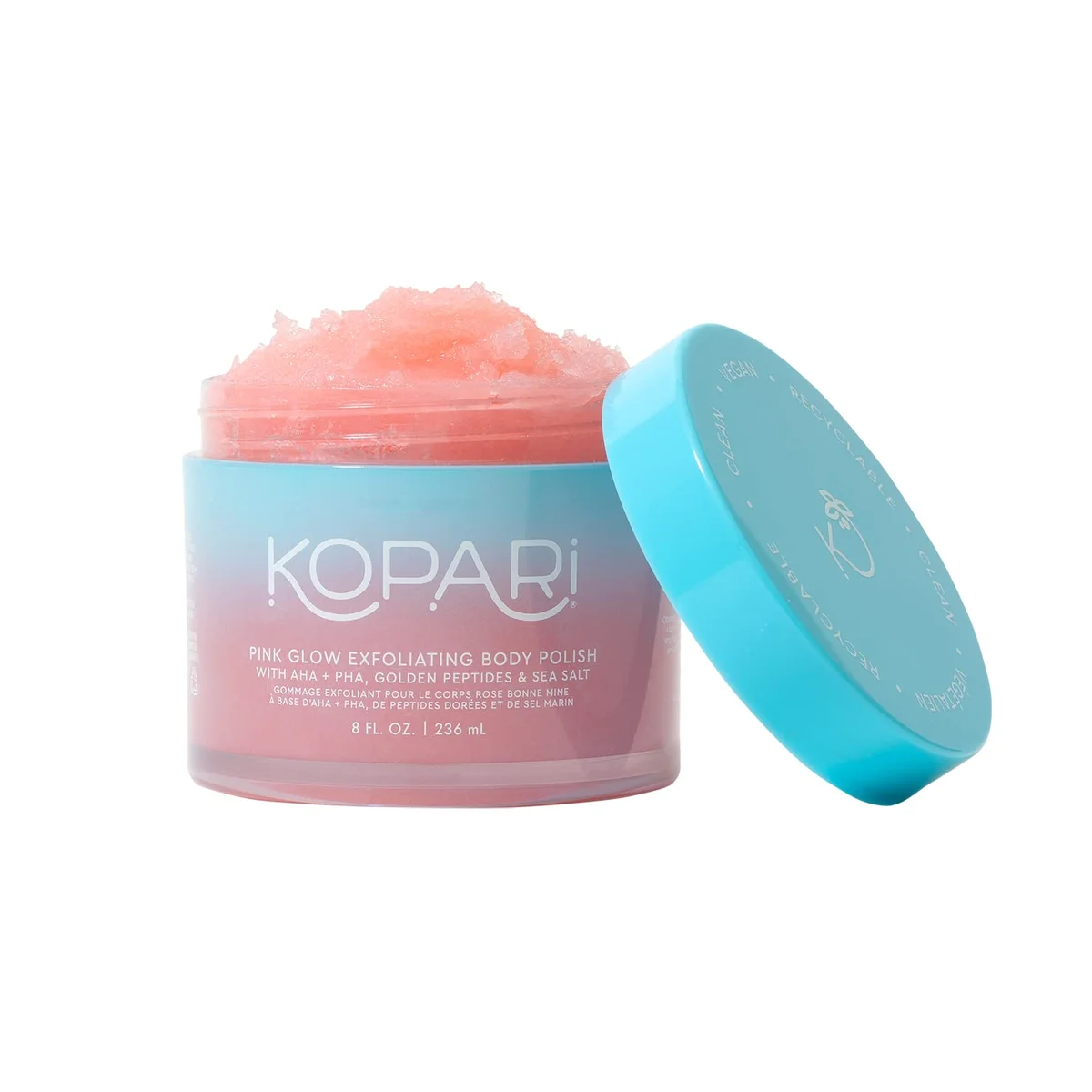 Pink Glow Exfoliating Body Polish by Kopari Beauty