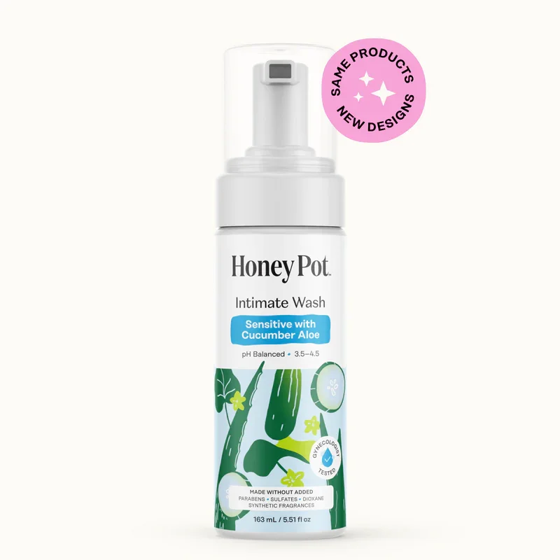Sensitive with Cucumber Aloe Intimate Wash by The Honey Pot
