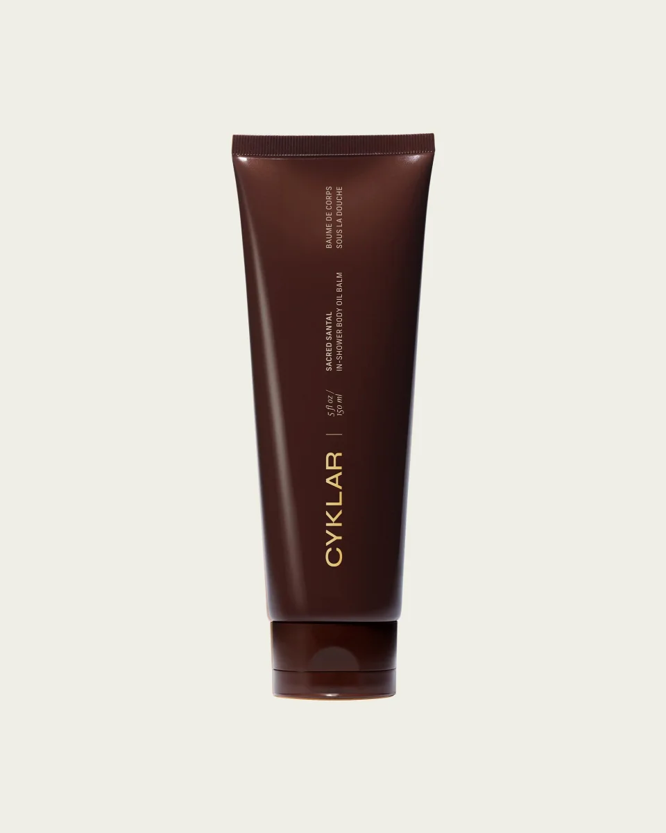 Sacred Santal In-Shower Body Oil Balm by Cyklar