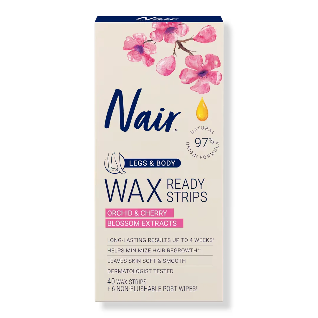 Hair Remover Wax Ready Strips, Legs and Body by Nair