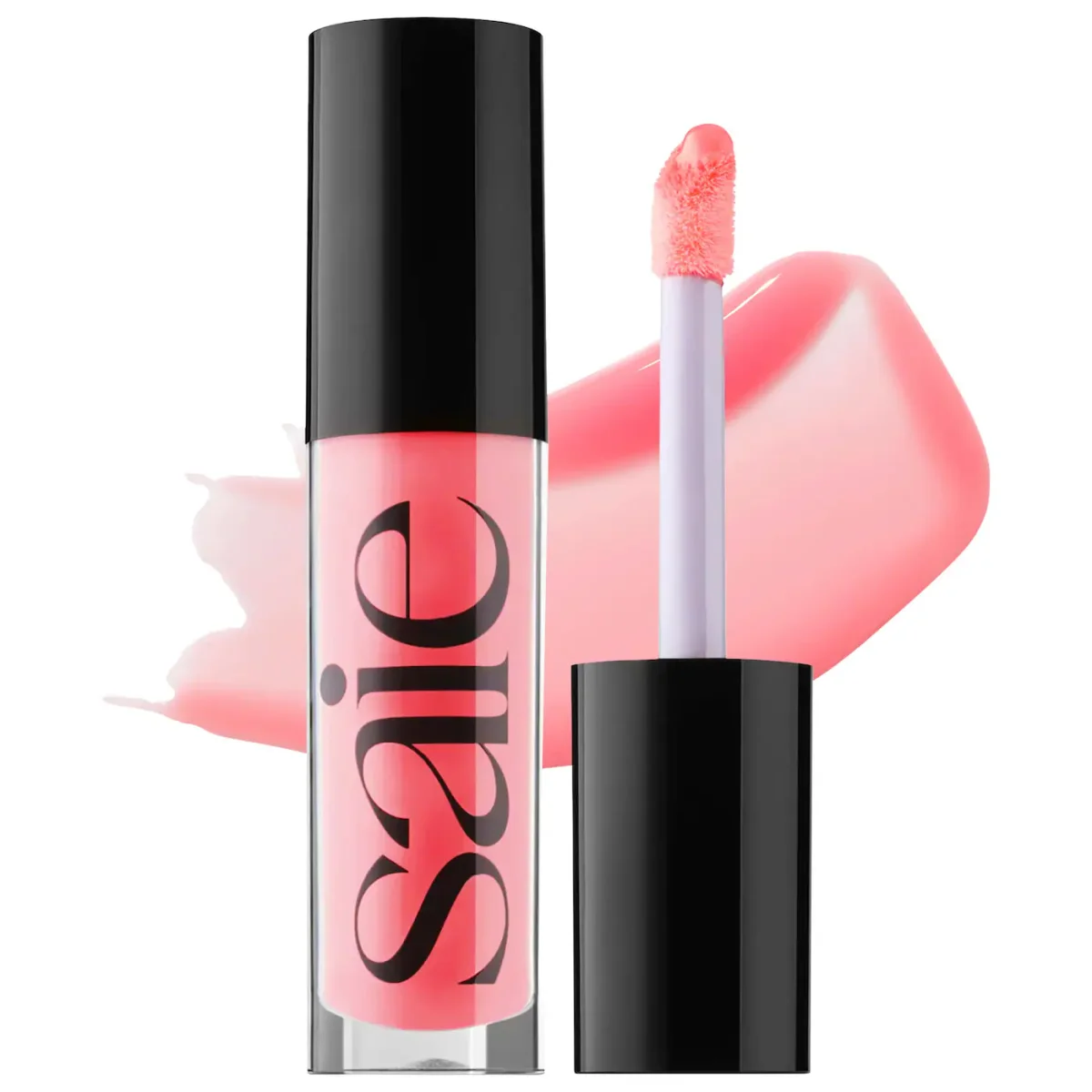 Glossybounce™ High-Shine Hydrating Lip Gloss Oil by Saie
