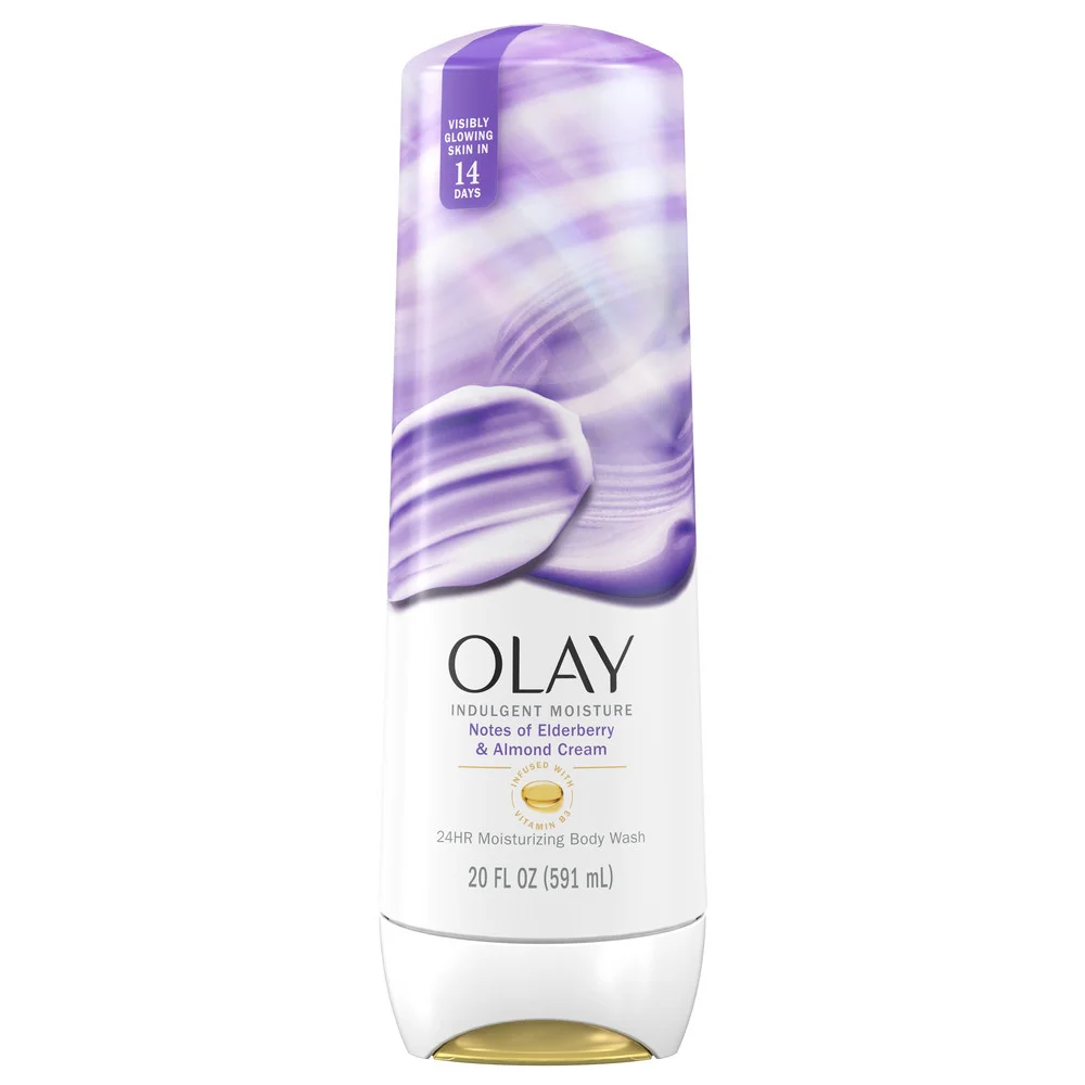 Elderberry & Almond Cream Indulgent Moisture Body Wash by Olay