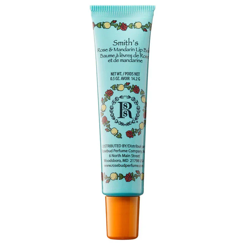 Smith's Rose & Mandarin Lip Balm Tube by Rosebud Perfume Co.