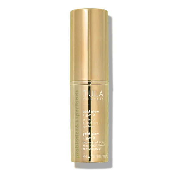 Gold Glow + Get It Cooling & Brightening Eye Balm by TULA